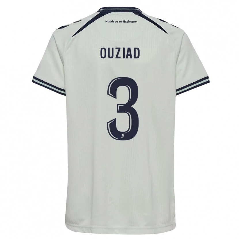 Danxen Męski Djibril Ouziad #3 Północny Niebieski Biały Wyjazdowa Koszulka 2026/27 Koszulki Klubowe