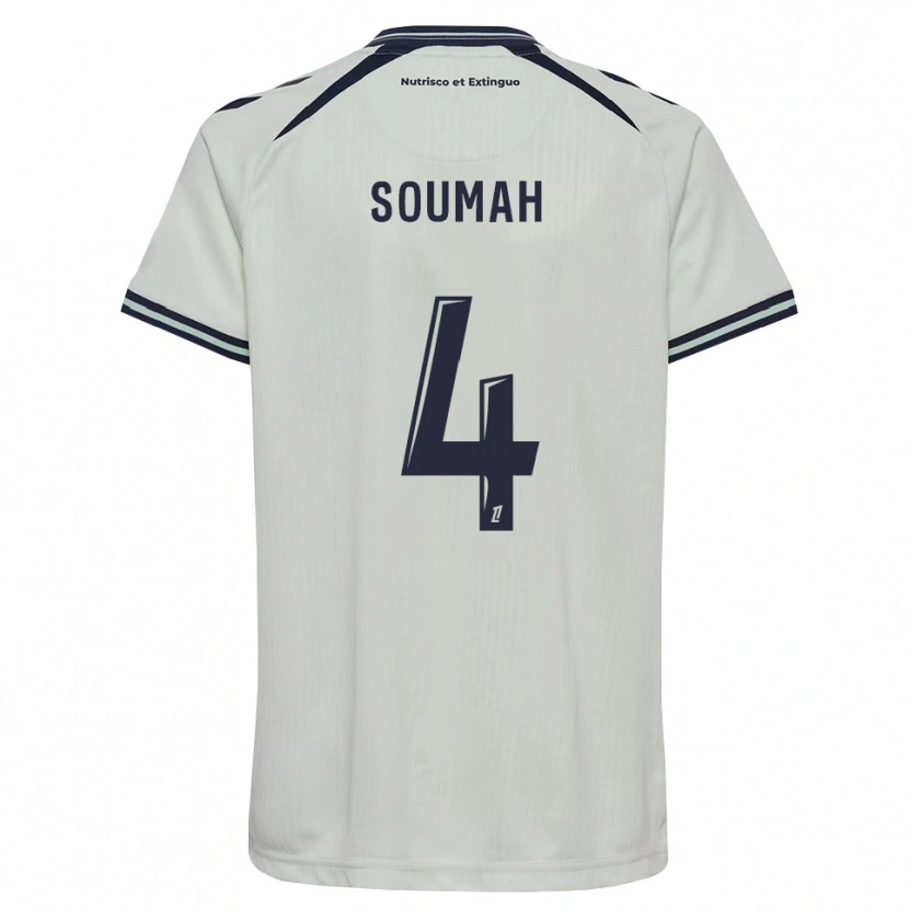 Danxen Męski Mohamed Soumah #4 Północny Niebieski Biały Wyjazdowa Koszulka 2026/27 Koszulki Klubowe