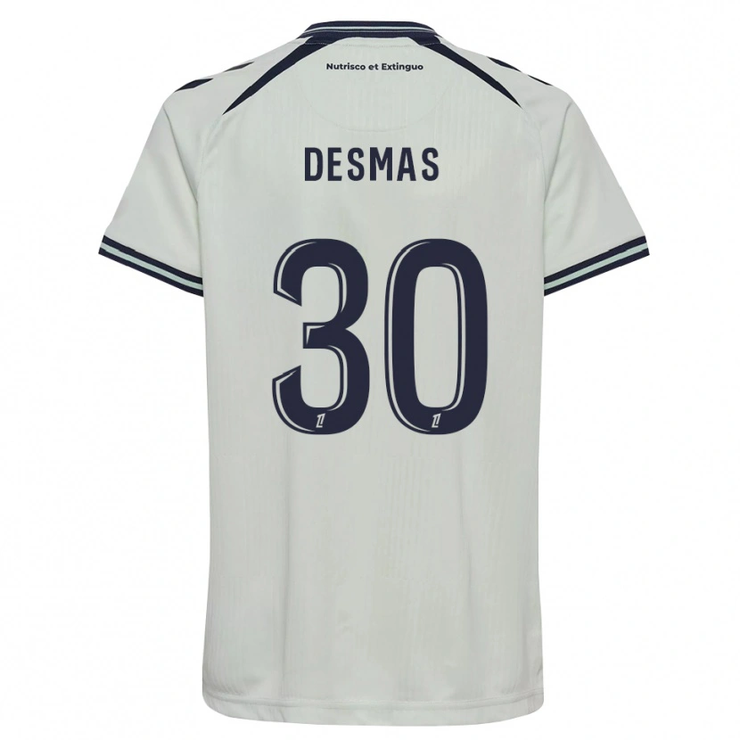 Danxen Męski Arthur Desmas #30 Północny Niebieski Biały Wyjazdowa Koszulka 2026/27 Koszulki Klubowe