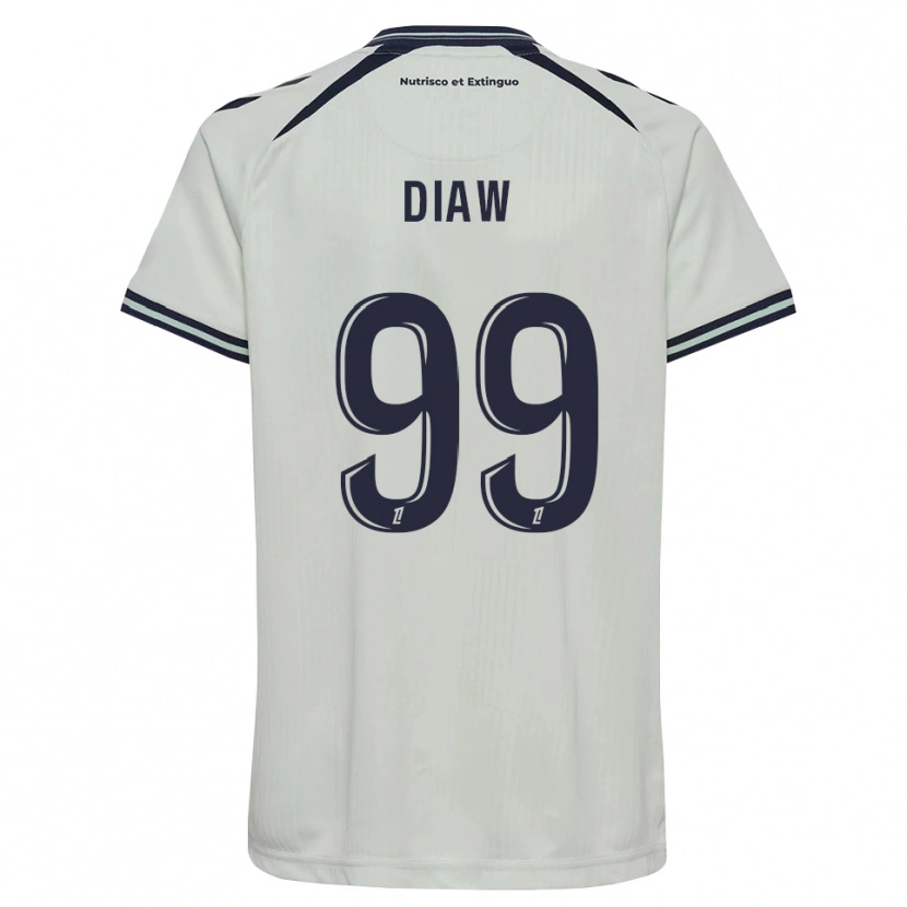 Danxen Męski Mory Diaw #99 Północny Niebieski Biały Wyjazdowa Koszulka 2026/27 Koszulki Klubowe