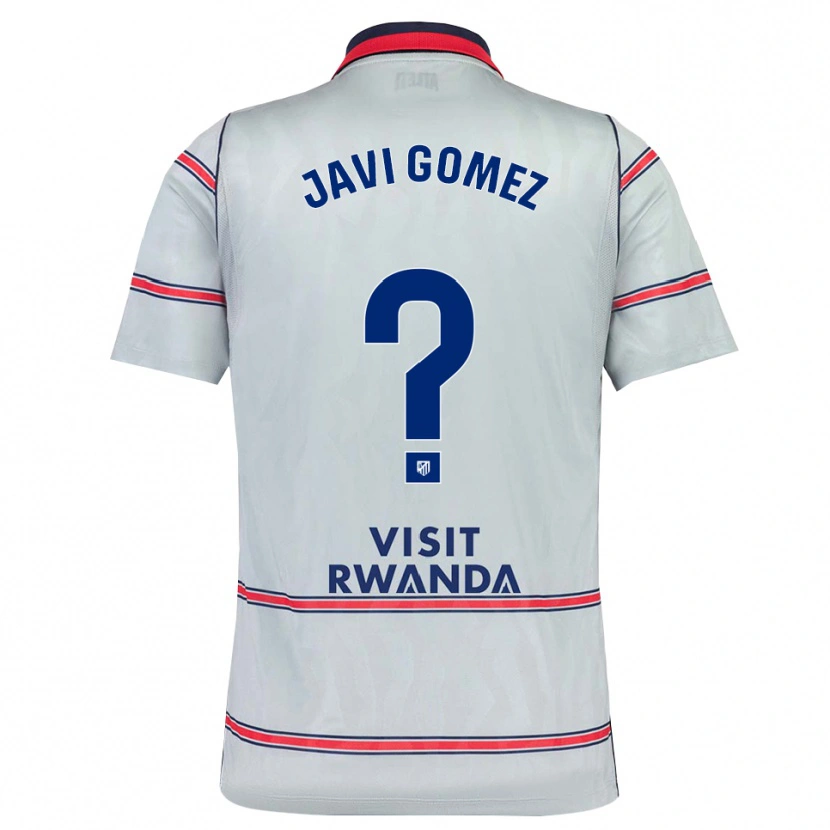 Danxen Męski Javi Gomez #0 Szary Czerwony Królewski Niebieski Trzeci Komplet Koszulka 2026/27 Koszulki Klubowe