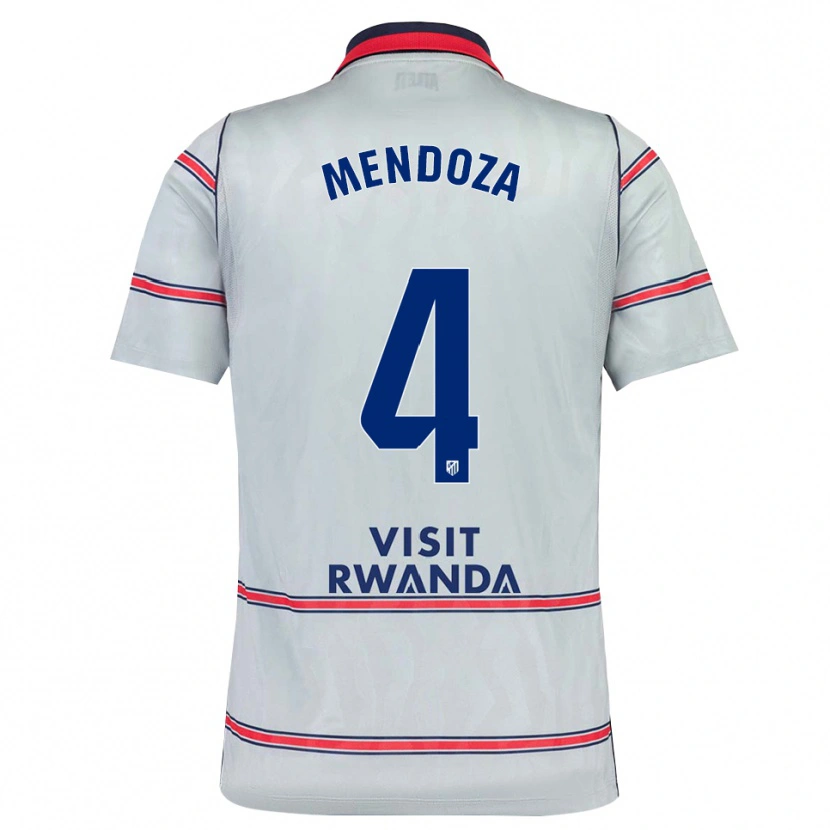 Danxen Męski Rodrigo Mendoza #4 Szary Czerwony Królewski Niebieski Trzeci Komplet Koszulka 2026/27 Koszulki Klubowe