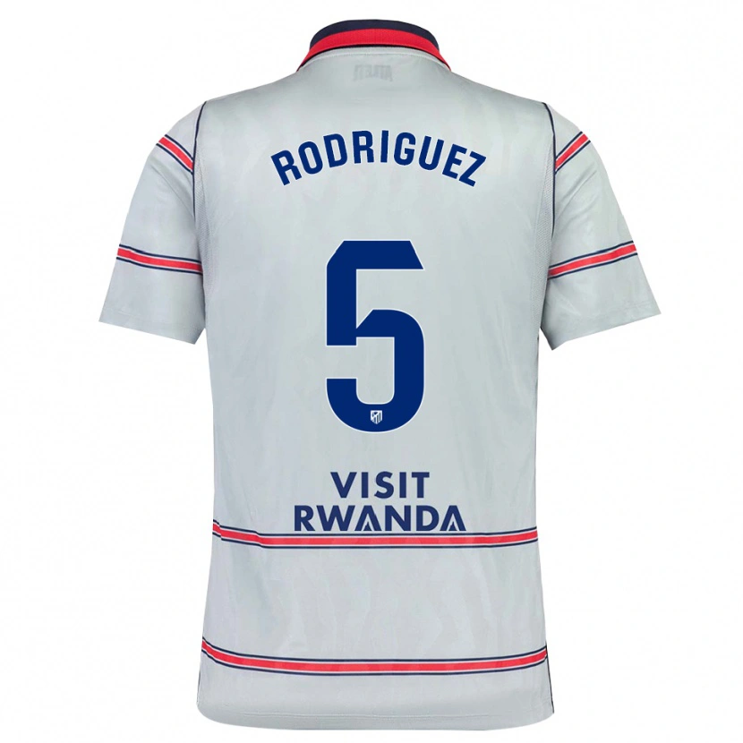 Danxen Męski Cinta Rodriguez #5 Szary Czerwony Królewski Niebieski Trzeci Komplet Koszulka 2026/27 Koszulki Klubowe