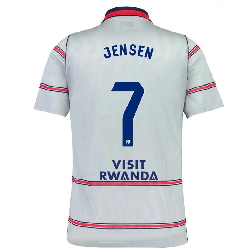 Danxen Męski Synne Jensen #7 Szary Czerwony Królewski Niebieski Trzeci Komplet Koszulka 2026/27 Koszulki Klubowe