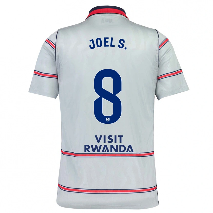 Danxen Męski Joel Sánchez #8 Szary Czerwony Królewski Niebieski Trzeci Komplet Koszulka 2026/27 Koszulki Klubowe