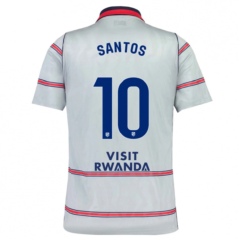 Danxen Męski Leicy Santos #10 Szary Czerwony Królewski Niebieski Trzeci Komplet Koszulka 2026/27 Koszulki Klubowe