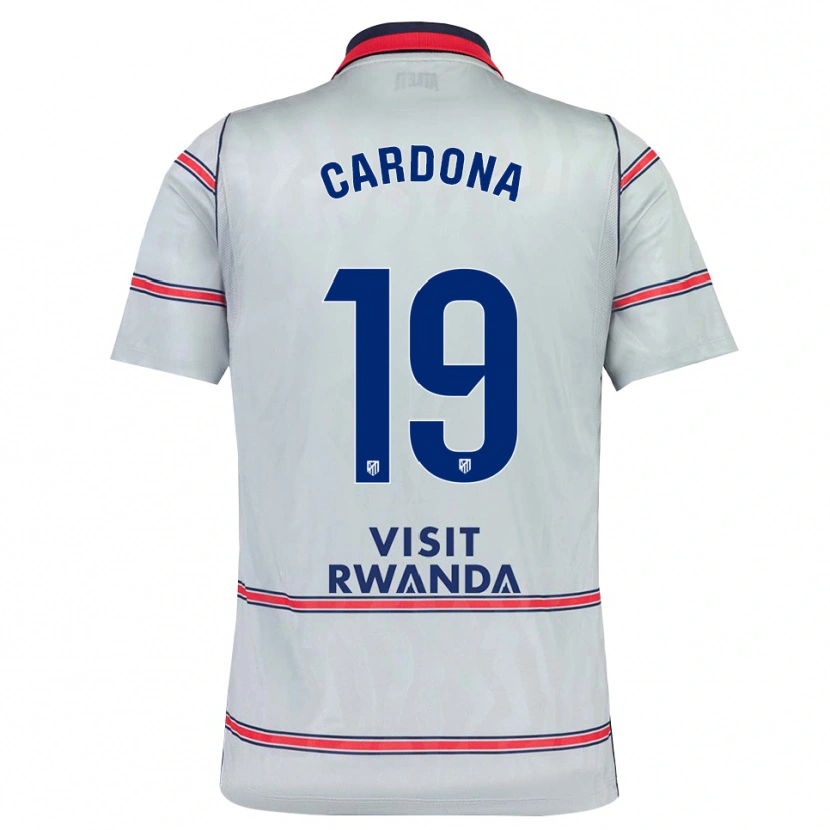 Danxen Męski Marta Cardona #19 Szary Czerwony Królewski Niebieski Trzeci Komplet Koszulka 2026/27 Koszulki Klubowe