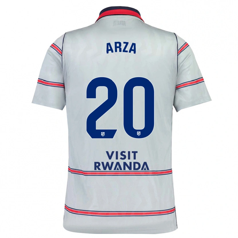Danxen Męski David Arza #20 Szary Czerwony Królewski Niebieski Trzeci Komplet Koszulka 2026/27 Koszulki Klubowe