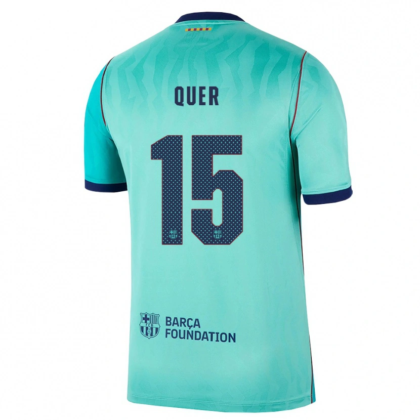 Danxen Męski Ignasi Quer #15 Aqua Ciemny Turkus Królewski Niebieski Trzeci Komplet Koszulka 2026/27 Koszulki Klubowe