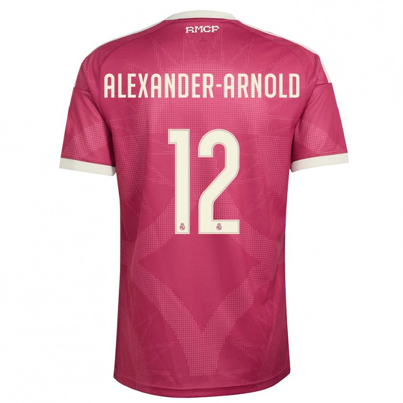 Danxen Męski Trent Alexander-Arnold #12 Blado Fioletowy Czerwony Biały Trzeci Komplet Koszulka 2026/27 Koszulki Klubowe