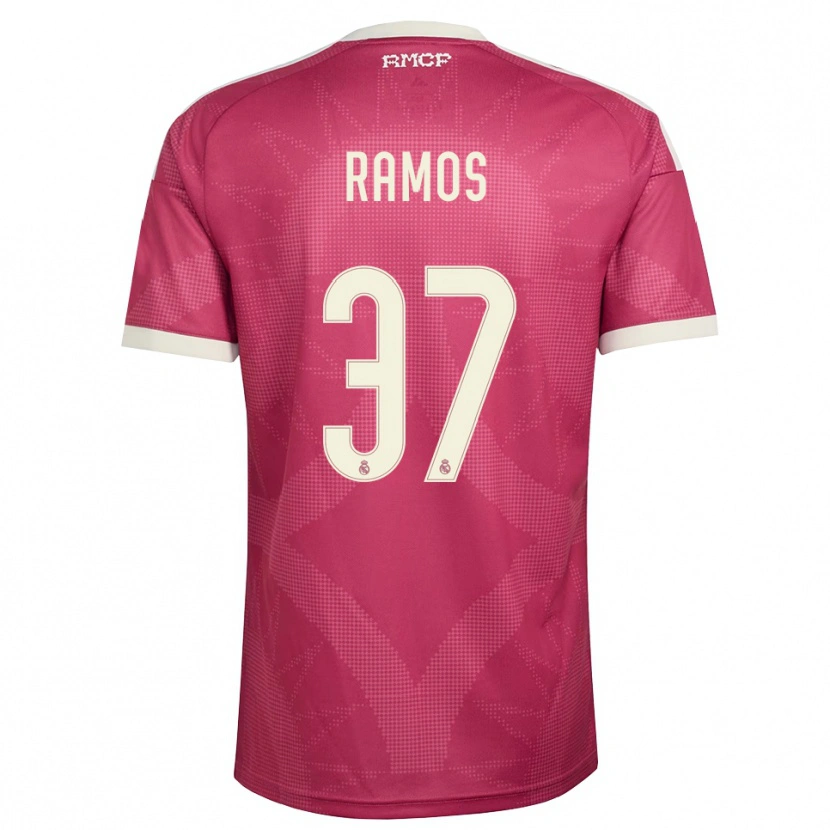 Danxen Męski Yeremaiah Ramos #37 Blado Fioletowy Czerwony Biały Trzeci Komplet Koszulka 2026/27 Koszulki Klubowe