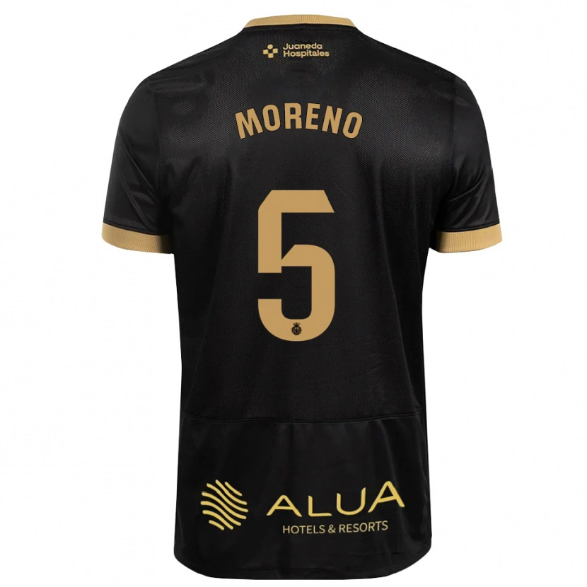 Danxen Męski Alberto Moreno #5 Czarny Piaskowy Brąz Rudość Wyjazdowa Koszulka 2026/27 Koszulki Klubowe