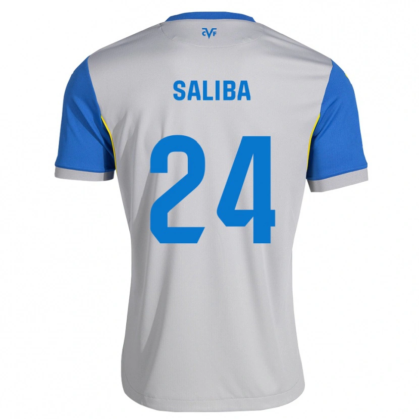 Danxen Kobiety Nathan-Dylan Saliba #24 Niebieski Szary Wyjazdowa Koszulka 2026/27 Koszulki Klubowe