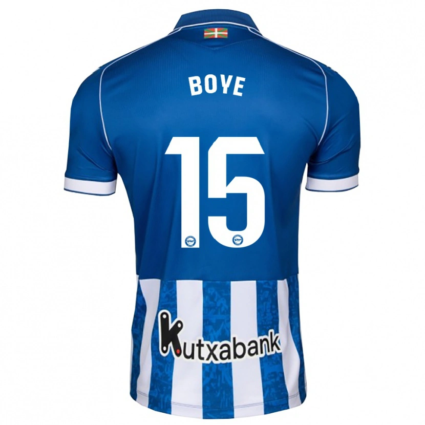 Danxen Kobiety Lucas Boyé #15 Niebieski Biały Czarny Domowa Koszulka 2026/27 Koszulki Klubowe