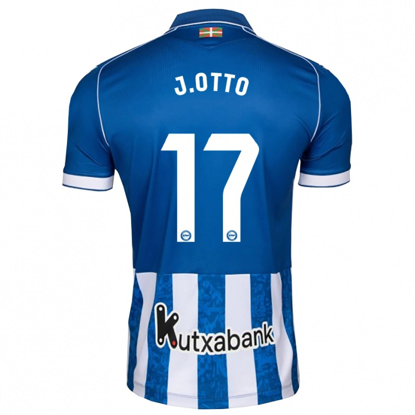 Danxen Kobiety Jonny Otto #17 Niebieski Biały Czarny Domowa Koszulka 2026/27 Koszulki Klubowe