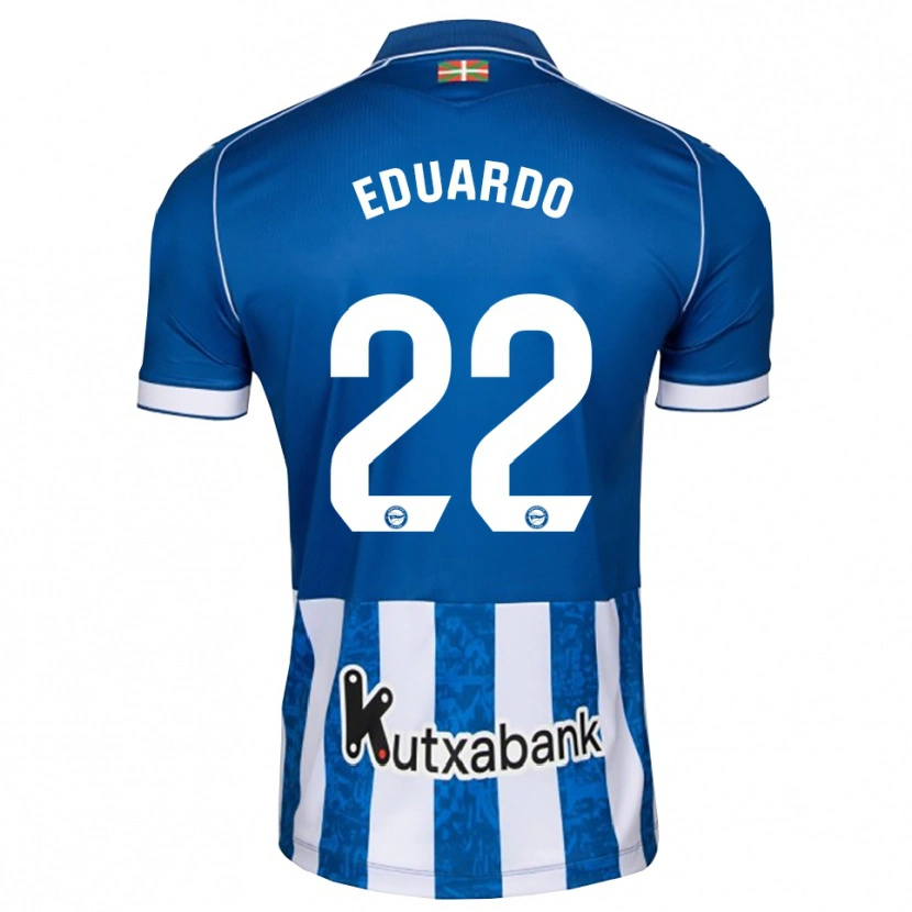 Danxen Kobiety Eduardo Fontana #22 Niebieski Biały Czarny Domowa Koszulka 2026/27 Koszulki Klubowe