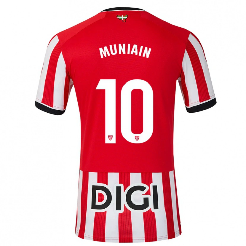 Danxen Kobiety Iker Muniain #10 Czerwony Czarny Biały Domowa Koszulka 2026/27 Koszulki Klubowe