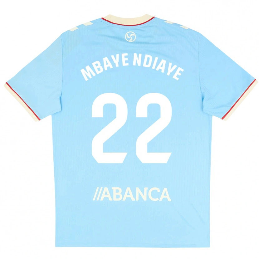 Danxen Kobiety Seyni Mbaye Ndiaye #22 Błękitny Biały Czerwony Domowa Koszulka 2026/27 Koszulki Klubowe