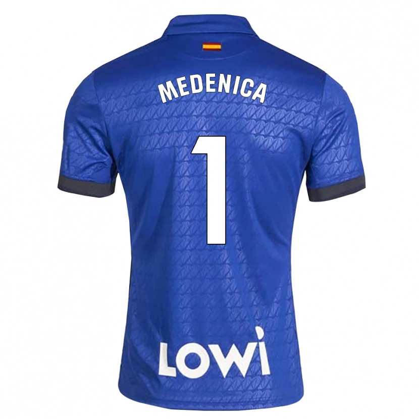 Danxen Kobiety Djordjije Medenica #1 Niebieski Biały Czarny Domowa Koszulka 2026/27 Koszulki Klubowe