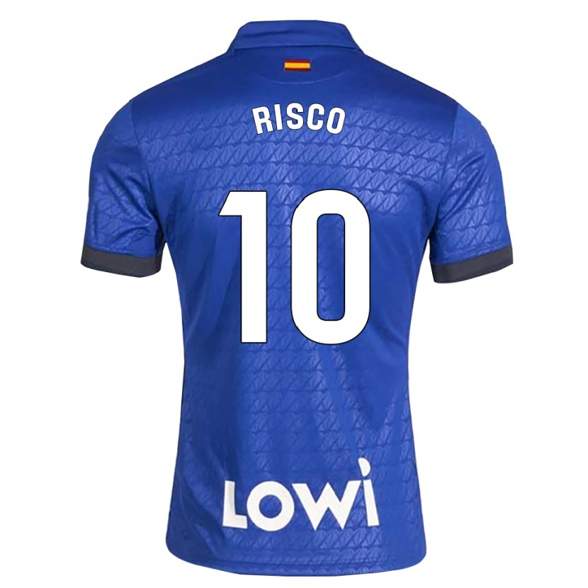 Danxen Kobiety Alberto Risco #10 Niebieski Biały Czarny Domowa Koszulka 2026/27 Koszulki Klubowe