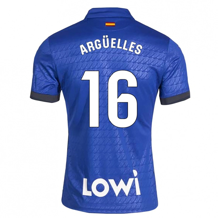 Danxen Kobiety David Argüelles #16 Niebieski Biały Czarny Domowa Koszulka 2026/27 Koszulki Klubowe