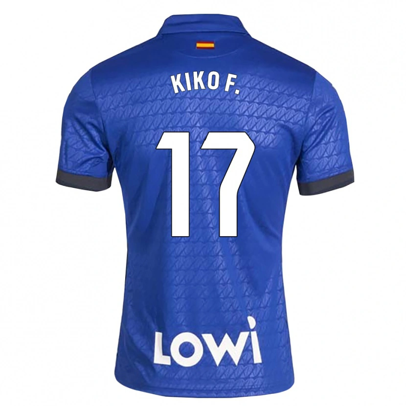 Danxen Kobiety Kiko Femenía #17 Niebieski Biały Czarny Domowa Koszulka 2026/27 Koszulki Klubowe