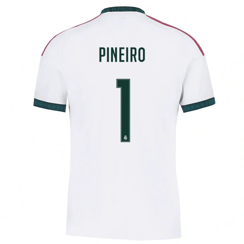 Danxen Kobiety Diego Pineiro #1 Ciemnozielony Biały Czerwony Domowa Koszulka 2026/27 Koszulki Klubowe