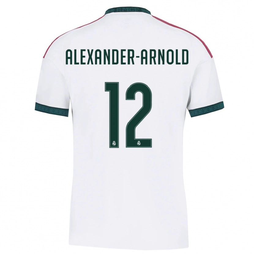 Danxen Kobiety Trent Alexander-Arnold #12 Ciemnozielony Biały Czerwony Domowa Koszulka 2026/27 Koszulki Klubowe