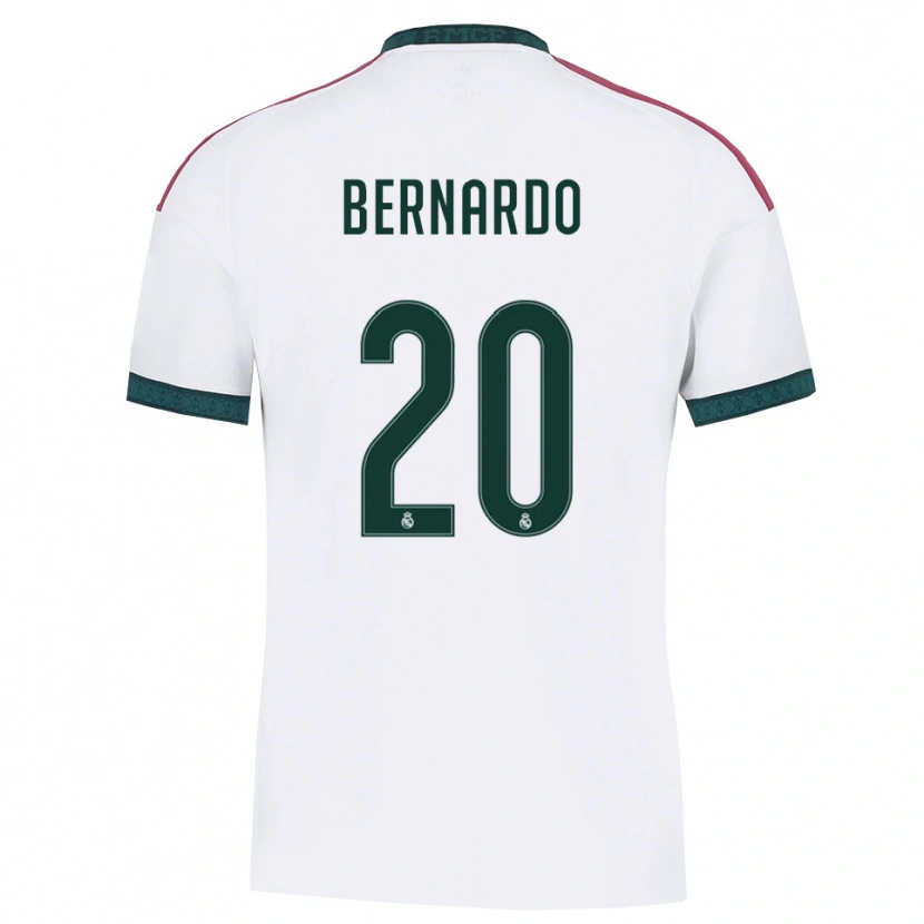 Danxen Kobiety Bernardo Silva #20 Ciemnozielony Biały Czerwony Domowa Koszulka 2026/27 Koszulki Klubowe