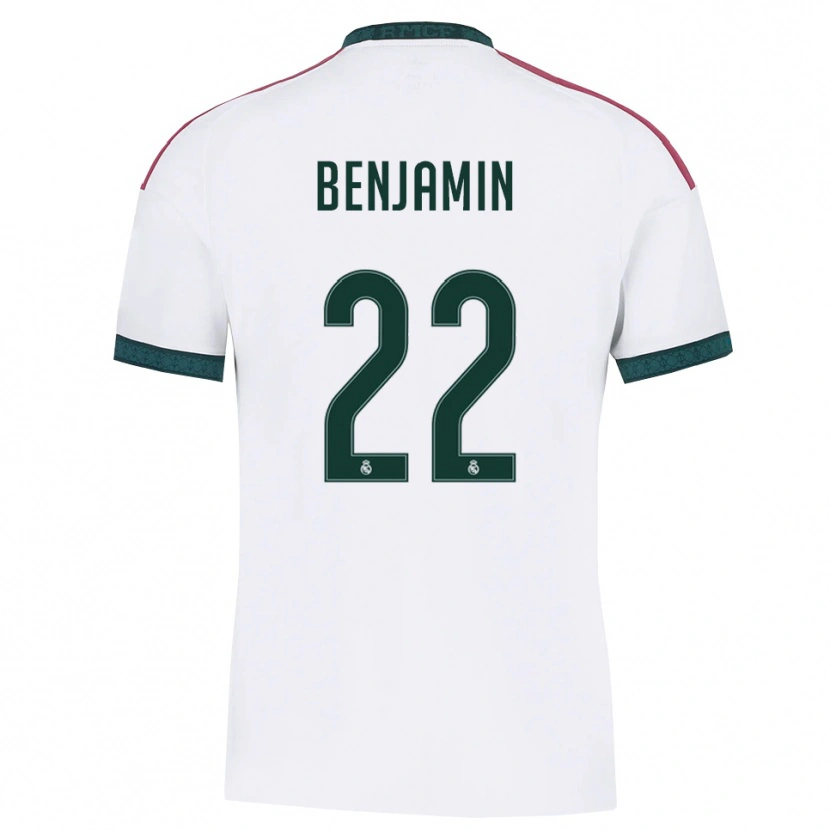 Danxen Kobiety Emanuel Benjamín De Santana Balbinot #22 Ciemnozielony Biały Czerwony Domowa Koszulka 2026/27 Koszulki Klubowe