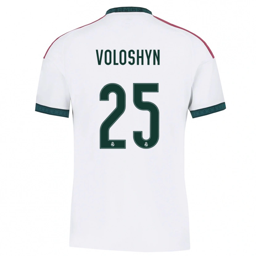 Danxen Kobiety Ilya Voloshyn #25 Ciemnozielony Biały Czerwony Domowa Koszulka 2026/27 Koszulki Klubowe