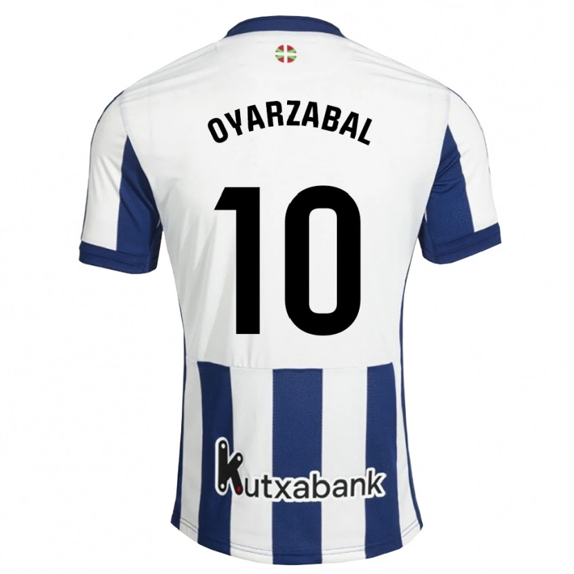 Danxen Kobiety Mikel Oyarzabal #10 Granatowy Biały Złoty Domowa Koszulka 2026/27 Koszulki Klubowe
