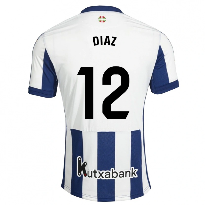 Danxen Kobiety Ekain Díaz #12 Granatowy Biały Złoty Domowa Koszulka 2026/27 Koszulki Klubowe