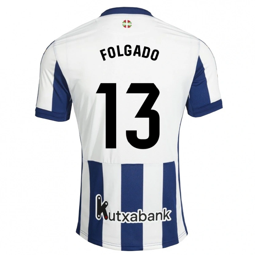 Danxen Kobiety Theo Folgado #13 Granatowy Biały Złoty Domowa Koszulka 2026/27 Koszulki Klubowe