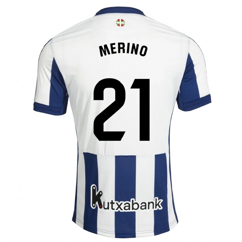 Danxen Kobiety Jon Merino #21 Granatowy Biały Złoty Domowa Koszulka 2026/27 Koszulki Klubowe