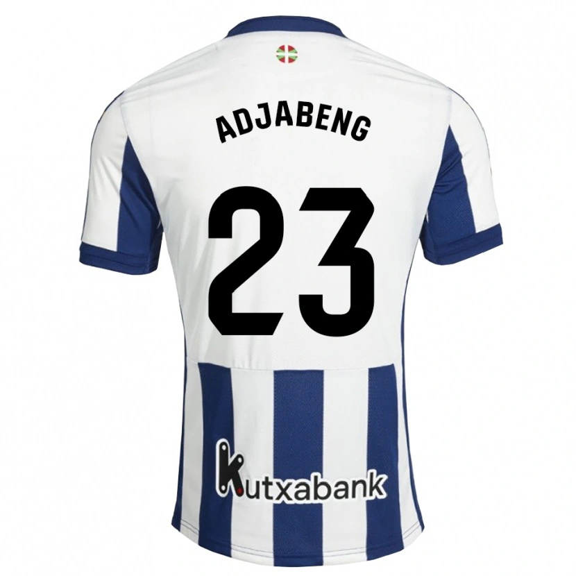 Danxen Kobiety Andrews Adjabeng #23 Granatowy Biały Złoty Domowa Koszulka 2026/27 Koszulki Klubowe
