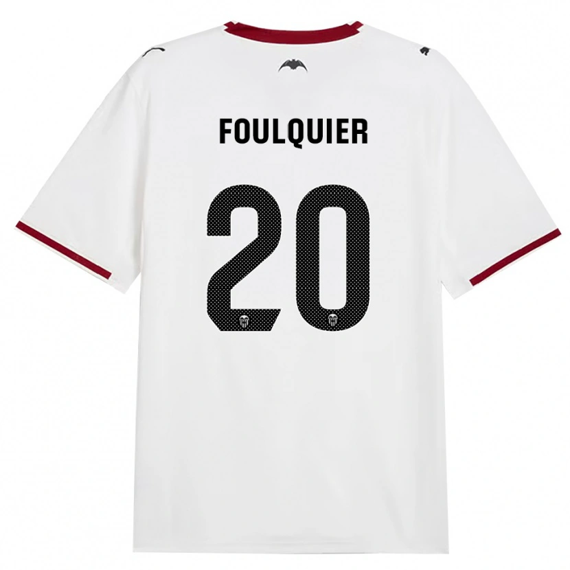Danxen Kobiety Dimitri Foulquier #20 Czarny Biały Czerwony Żółty Domowa Koszulka 2026/27 Koszulki Klubowe