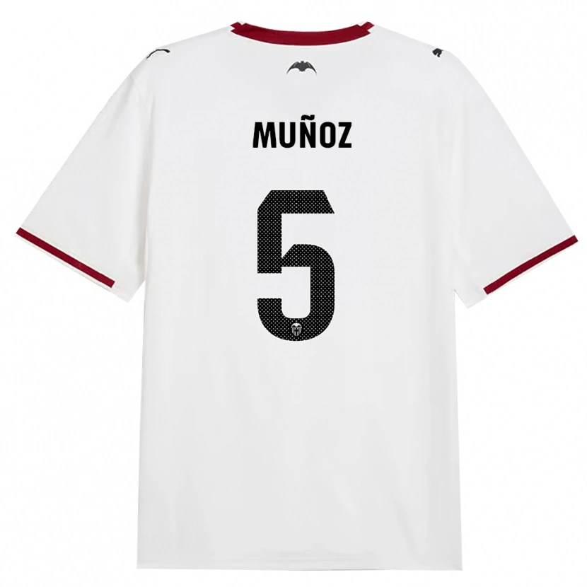 Danxen Kobiety Iván Muñoz #5 Czarny Biały Czerwony Żółty Domowa Koszulka 2026/27 Koszulki Klubowe