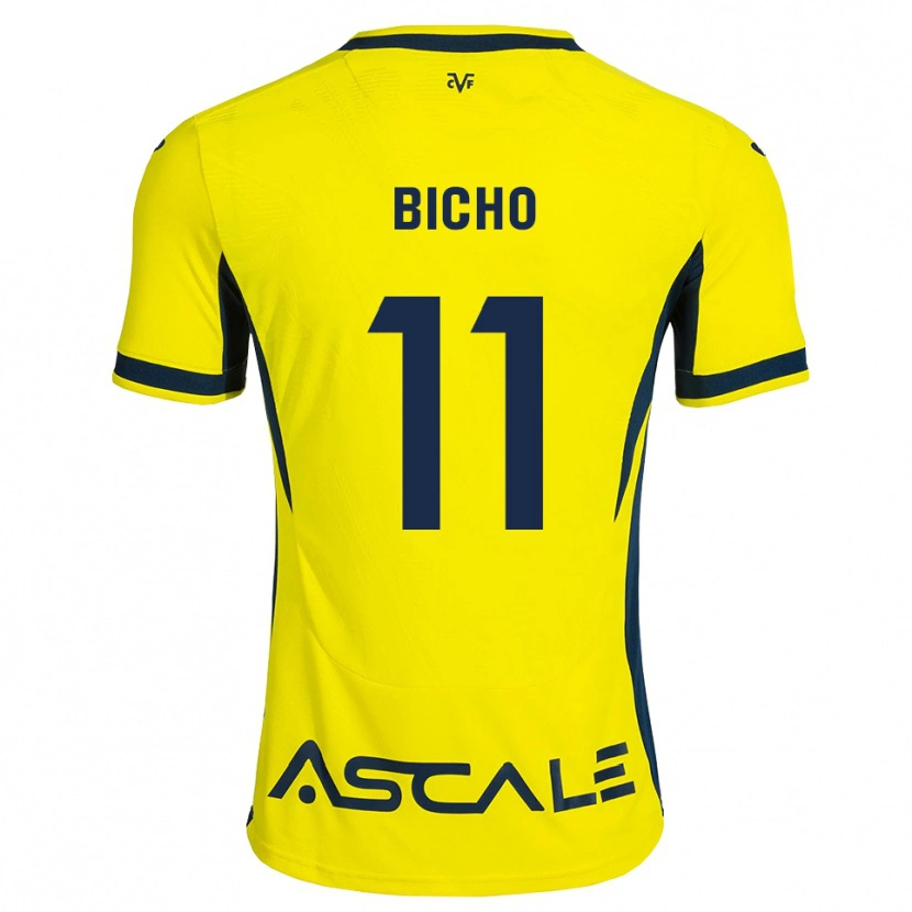 Danxen Kobiety Bicho #11 Żółty Czarny Czerwony Domowa Koszulka 2026/27 Koszulki Klubowe
