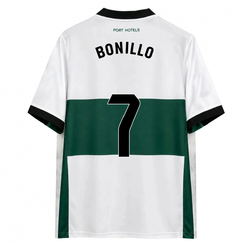 Danxen Kobiety Haizam Bonillo #7 Zielony Biały Czerwony Domowa Koszulka 2026/27 Koszulki Klubowe