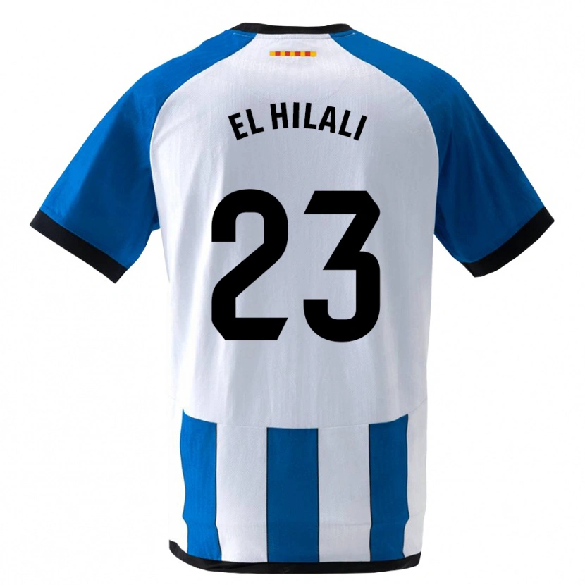 Danxen Kobiety Omar El Hilali #23 Królewski Niebieski Biały Domowa Koszulka 2026/27 Koszulki Klubowe