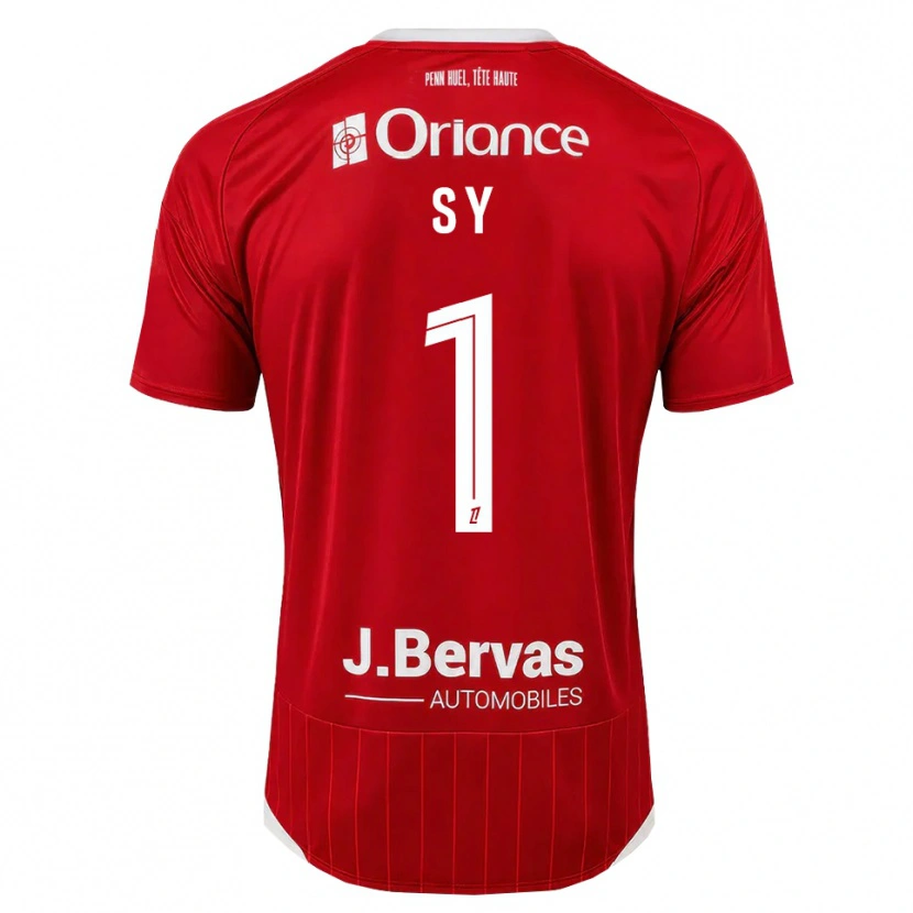 Danxen Kobiety Seydou Sy #1 Biały Czerwony Domowa Koszulka 2026/27 Koszulki Klubowe