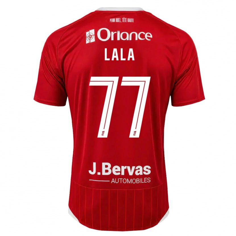 Danxen Kobiety Kenny Lala #77 Biały Czerwony Domowa Koszulka 2026/27 Koszulki Klubowe