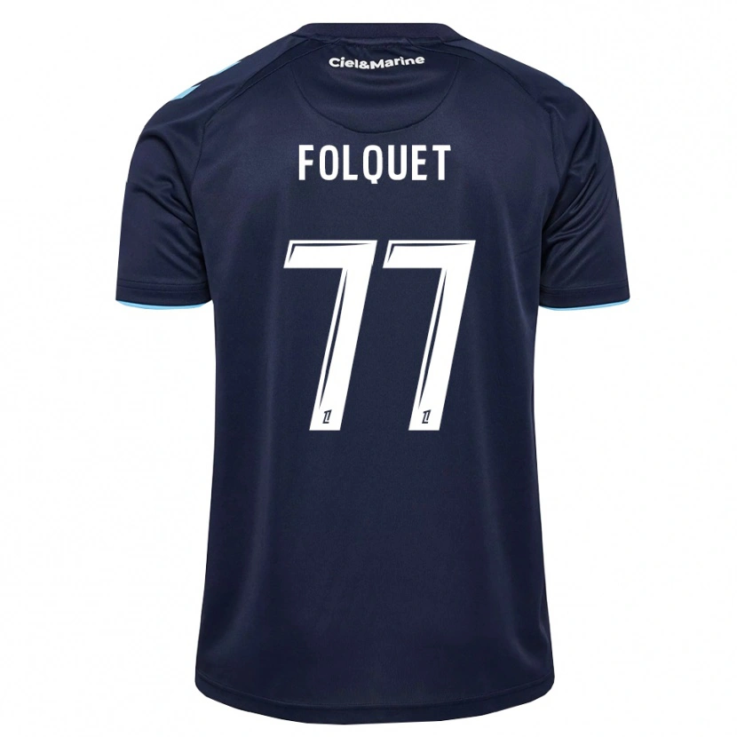 Danxen Kobiety Magnaba Folquet #77 Błękitny Północny Niebieski Domowa Koszulka 2026/27 Koszulki Klubowe