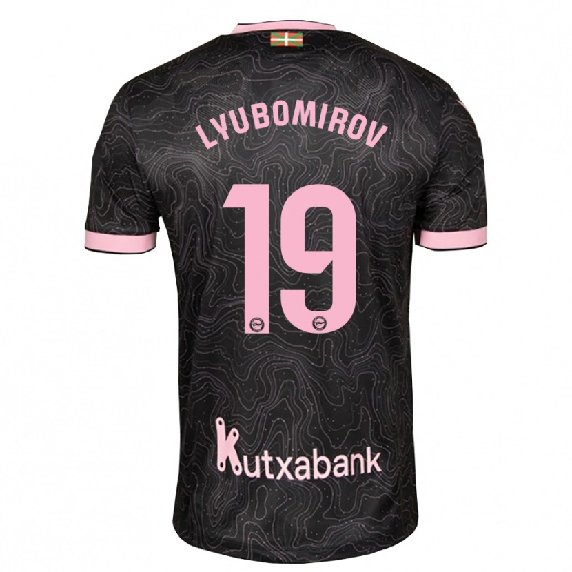 Danxen Kobiety Daniel Lyubomirov #19 Czarny Różowy Wyjazdowa Koszulka 2026/27 Koszulki Klubowe