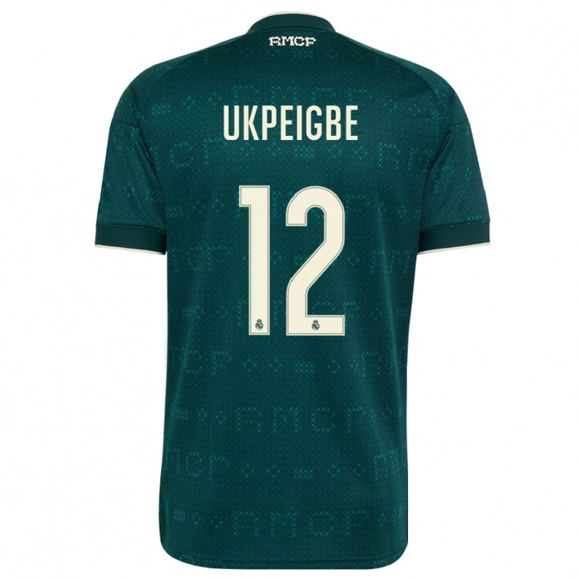 Danxen Kobiety Melvin Ukpeigbe #12 Ciemnoszary Szary Biały Wyjazdowa Koszulka 2026/27 Koszulki Klubowe