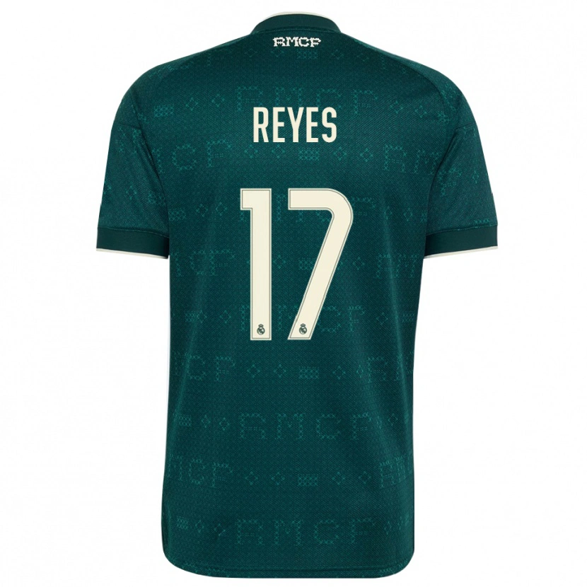 Danxen Kobiety José Reyes #17 Ciemnoszary Szary Biały Wyjazdowa Koszulka 2026/27 Koszulki Klubowe