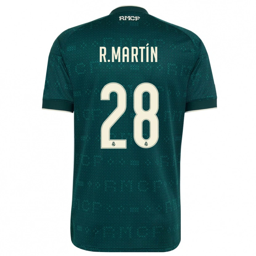 Danxen Kobiety Roberto Martín #28 Ciemnoszary Szary Biały Wyjazdowa Koszulka 2026/27 Koszulki Klubowe