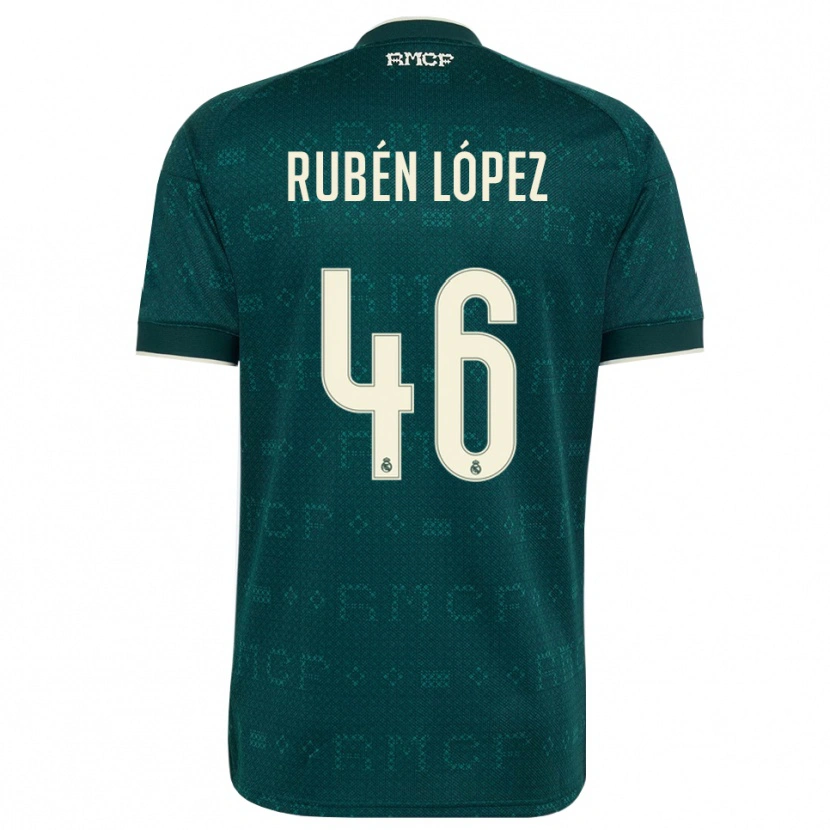 Danxen Kobiety Rubén López #46 Ciemnoszary Szary Biały Wyjazdowa Koszulka 2026/27 Koszulki Klubowe
