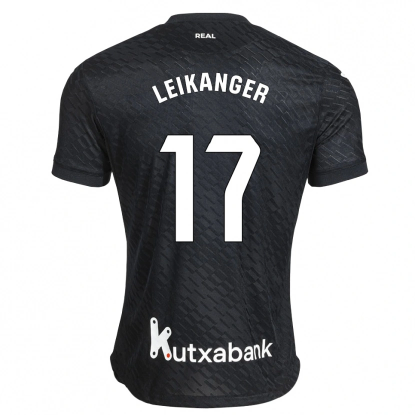 Danxen Kobiety Thomas Leikanger #17 Czarny Biały Wyjazdowa Koszulka 2026/27 Koszulki Klubowe